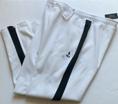 Polo Ralph Lauren Track Pants Double Knit Tech Sweatpants Size 2XL Tall New — 第 1/4 张图片