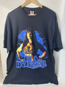 WWE Chyna T Shirt Joan Marie Laurer Vintage WWF Wrestling Size XL Top 2000 - Picture 1 of 7
