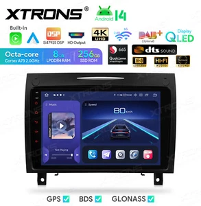 Android 14 8-Core 8+256GB Car Stereo Radio GPS For Mercedes-Benz SLK-R171 SLK350 - Picture 1 of 19