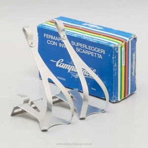 Campagnolo Super Record (0990/6) Superleggeri NOS/NIB Toe Clips - Size L VTG - Picture 1 of 6