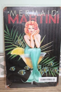 Martnini mermaid metal wall hanging new - Picture 1 of 4