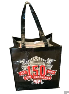 Cincinnati Red Stockings EST. 1869 150th Anniversary SGA MLB Network Black Bag - Picture 1 of 4