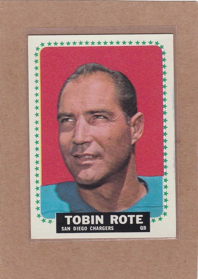 1964 TOPPS FOOTBALL TOBIN ROTE #171 CHARGERS EX+ *A42218 - Image 1 of 1