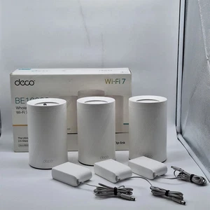 TP-Link Tri-Band WiFi 7 BE10000 Whole Home Mesh System (Deco BE63) (3-Pack) - Picture 1 of 1