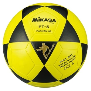 Pallone da calcio Mikasa FT5, originale FIFA footvolley, taglia 5 giallo e nero - Foto 1 di 2