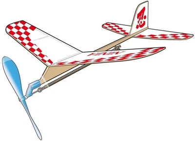 High-performance light plane NINJA rubber-powered model airplane kit LP-23 - Image 1 of 3