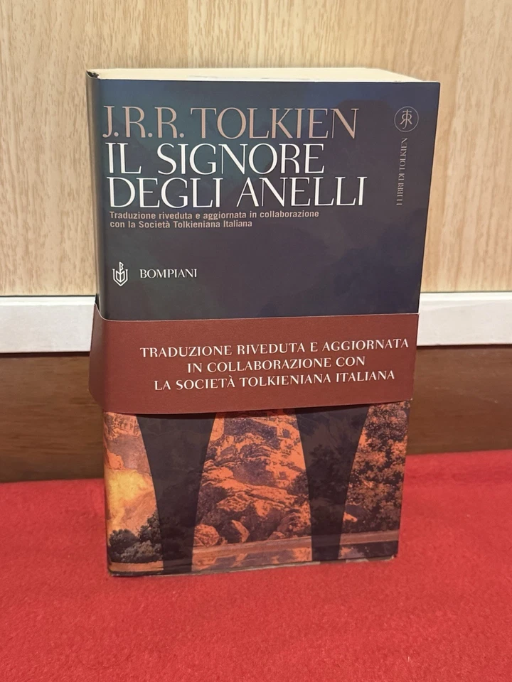 J.R.R Tolkien Il Signore Degli Anelli Prima Edizione Bompiani 2003 Mappa Alliata - Immagine 1 di 4