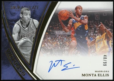 Inmaculada Monta Ellis Virtuoso 2024 automático/99 #VA-MTE Golden State Warriors Foto 1 de 2