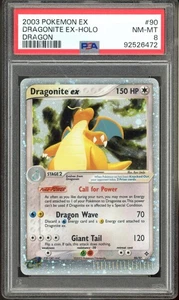 2003 Pokemon EX Dragon Dragonite EX #90 PSA 8 Nm-Mt - Picture 1 of 2