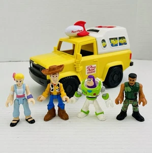 Imaginext Disney Toy Story Pizza Planet Lieferwagen mit 4 Figuren - Bild 1 von 16