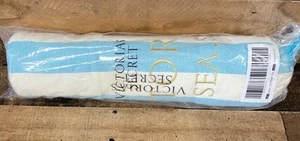 Victoria's Secret Strandtuch Meer Sand Sonne 34" x 66" Fransen blau/weiß Neu mit Etikett - Bild 1 von 7