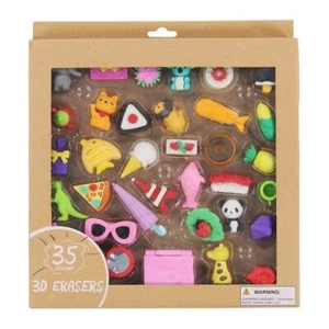 3D Erasers, 35 Pcs, cute for Kids, Fun Erasers, Gifts for Kids And Classroom. - Picture 1 of 7