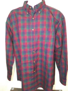 Vintage Sir Pendleton kariertes Wollhemd Herren L grün und rot  - Bild 1 von 4