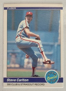 1984 Fleer Steve Carlton Special Super Star #642 - Philadelphia Phillies