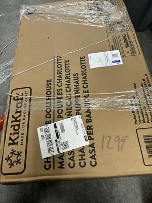 KidKraft Charlotte Classic Wooden Dollhouse with EZ Kraft Assembly  14-Piece New - Image 1 of 4