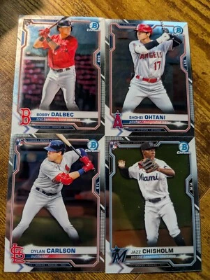 2021 Bowman Chrome Baseball #1-100: You Pick- Complete Your Set - Image 1 of 2