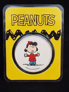 2021 Peanuts® Colorized 1 oz. Silberrunde in Verpackung Lucy Van Pelt - Bild 1 von 2