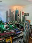 Small City collection with custom buildings Built Compatible with LEGO® Bricks