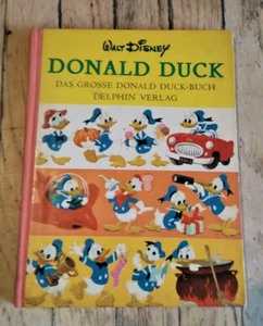 Libro de tapa dura de Walt Disney Pato Donald 1967 alemán - Imagen 1 de 10