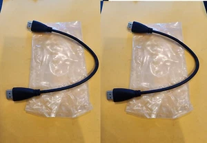 2Pcs HDMI 20" V2.0 Cable Male to Male 50Cm 0.5M Extension Adapter High Speed 4K - Picture 1 of 12