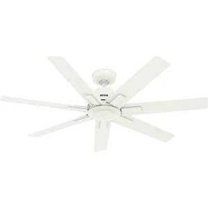 Dc Ceiling Fan with Remote Control Sahira White Energy-Saving Fan Eco Motor - Picture 1 of 7