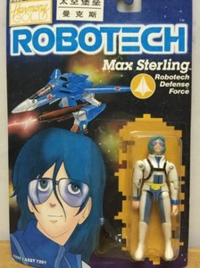 ROBOTECH Macross Harmony Gold Action Figure Max Sterling pilot RARE - Picture 1 of 1