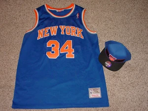 Mitchell & Ness NBA Swingman Road Jersey Knicks 34 Charles Oakley w/Hat! Size XL - Picture 1 of 12