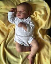 Cute 19" Reborn Baby Dolls Loulou Real Doll Painted Newborn Handmade Kids Gifts