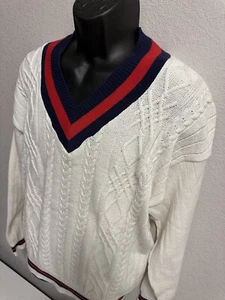 Vintage Cape Isle Stricker Herren Größe Large Strick Pullover Pullover - Bild 1 von 8