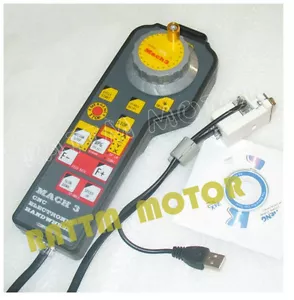 4 Achsen USB Mach3 MPG MODBUS Handradsteuerung für Drehmaschine CNC Graviermaschine - Bild 1 von 4