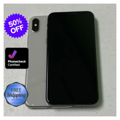 Apple iPhone X - 256GB Silver/Gray Mint Condition - Unlocked - Verizon, T-Mobil - Image 1 of 4