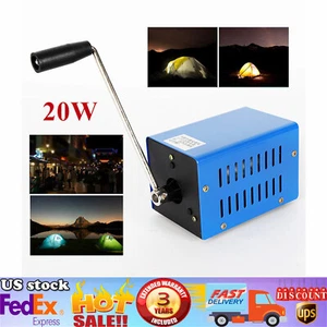 Hand Crank Generator Dynamo Emergency Generator 12/15V USB Charging Portable - Picture 1 of 9