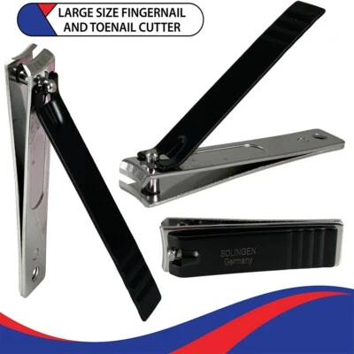 Elegant Touch Large Toenail Clippers Cutters Trimmer Nipper Finger File Steel - Image 1 of 4
