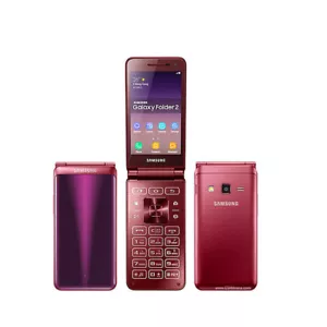 Samsung Galaxy Folder 2 SM-G1650 16G Android Dual SIM 4G LTE Flip Phone OPEN BOX - Picture 1 of 29