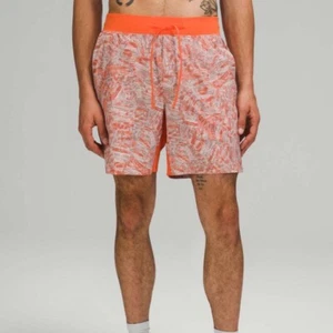 Lululemon T.H.E. Short 7" *Linerless Parallel Divide Warm Coral Multi Größe S - Bild 1 von 10