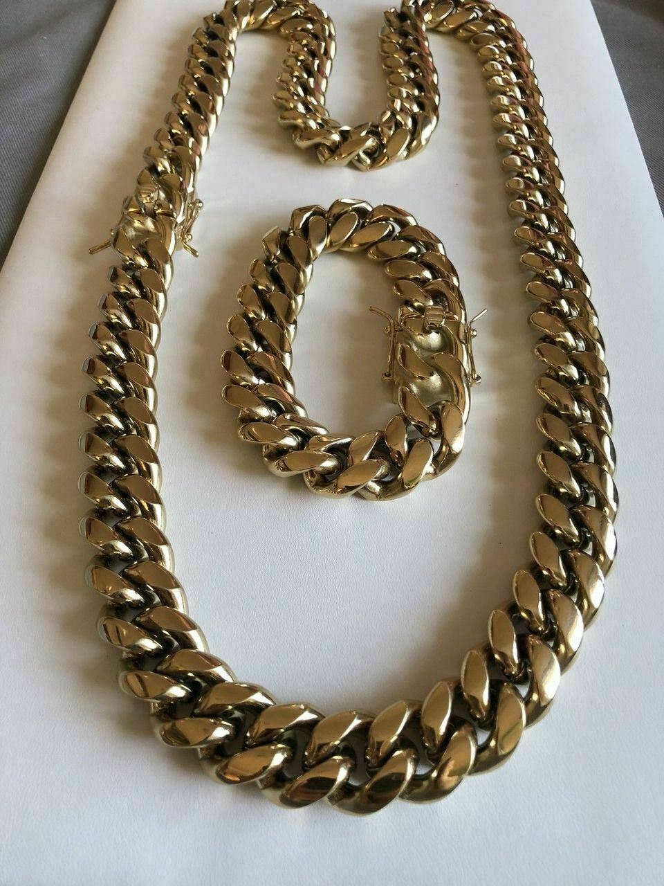 18mm Cuban Miami Link Bracelet Kilo 