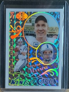 2022 Illusions Peyton Manning | King of Cards | Mosaic SSP | Case Hit #KC-11