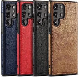 Samsung Galaxy S22 Ultra Case Leather Soft Shockproof Protective Phone Cover - Picture 1 of 47