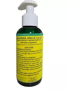 Fertilizer; Liquid Plant Food for Indoor and Outdoor Plants and Flowers. FERSOL - Picture 1 of 6