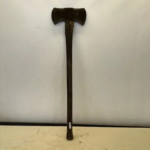 Vintage Mann Knot Klipper- Warranted Double Bit Axe w/ Good Original 36” Handle - Picture 1 of 13