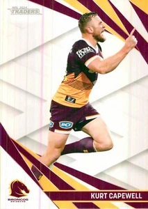 2024 Brisbane Broncos NRL TLA Traders Pearl Special Card - Kurt Capewell - Picture 1 of 3