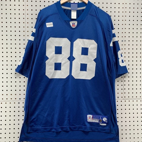 Indianapolis Colts Jersey Blue #88 Harrison Embroidered Reebok Large 24X31 Cover