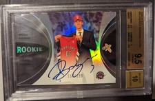 2006-07 Fleer E-X Andrea Bargnani RC #157/199 BGS 9.5 w/10 Auto