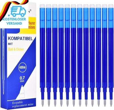 LVZONGXIN Neu Radierbare Ersatzminen Kompatibel Mit Pilot Frixion Ball & Clicker