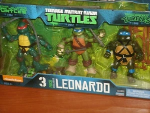 Teenage Mutant Ninja Turtles 'History Of Leonardo' Exclusive 3-Figure Pack 2014 - Picture 1 of 4