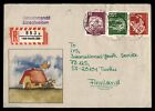 Mayfairstamps Germany 1987 Reg Berlin to Turkee Finland House Drawing Cover aaj_