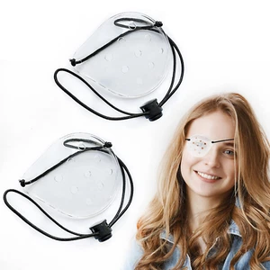 Eye Shield, 2 Pcs Plastic Eye Shield Eye Patch for Eye Protection Eye Surgery Co - Picture 1 of 12