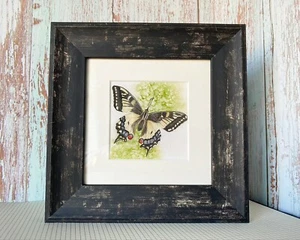 Swallowtail, Wildlife Mini Art PRINT from my Own Original Watercolour Painting - Picture 1 of 4