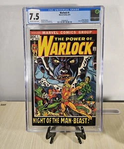 ๐ The POWER OF WARLOCK # 1 1972 CGC 7.5 Marvel MCU Origin Soul Stone HIM ๐ - Picture 1 of 2