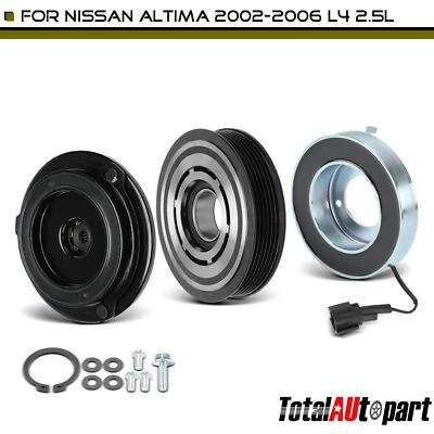 Новый комплект муфты компрессора переменного тока для Nissan Altima 2002 2003 2004-2006 L4 2,5 л - Изображение 1 из 4